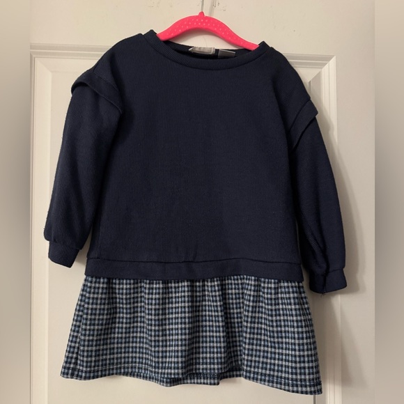 Mango bimaterial A-Line Dress - Picture 2 of 4